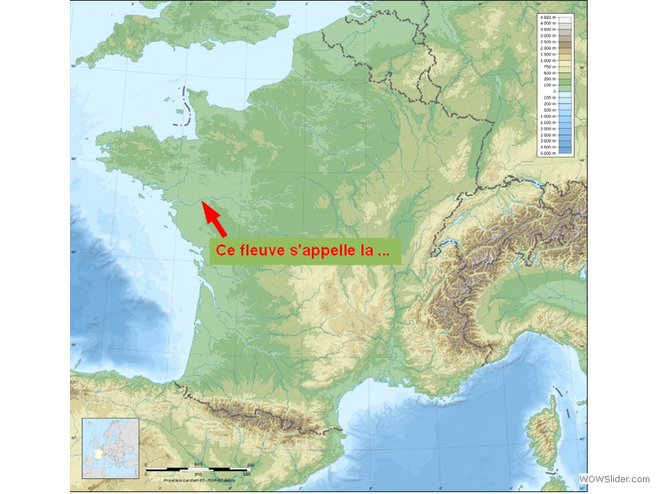 Repères géographiques - Les frontières, les reliefs et les fleuves de France - La Loire