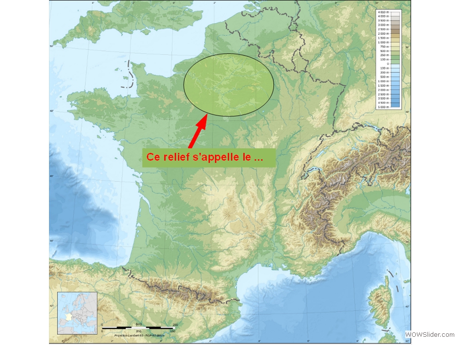 Repères géographiques - Les frontières, les reliefs et les fleuves de France - Le Bassin parisien