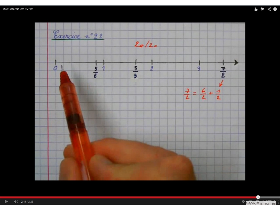Les explications de mathématiques en vidéo.