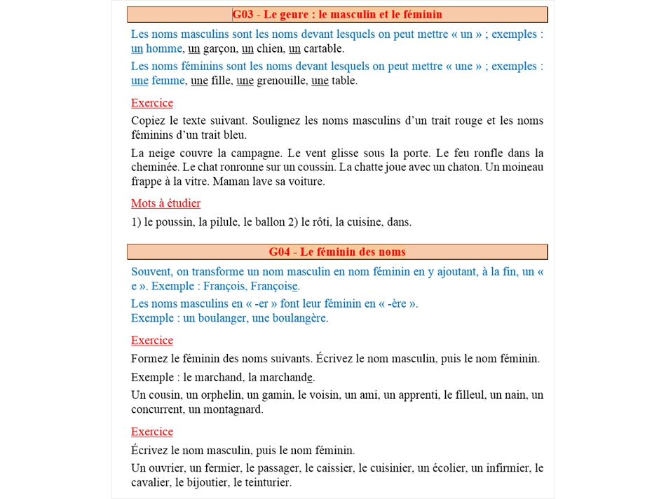 Manuel d'orthographe CE1 - CE2 - Page 18