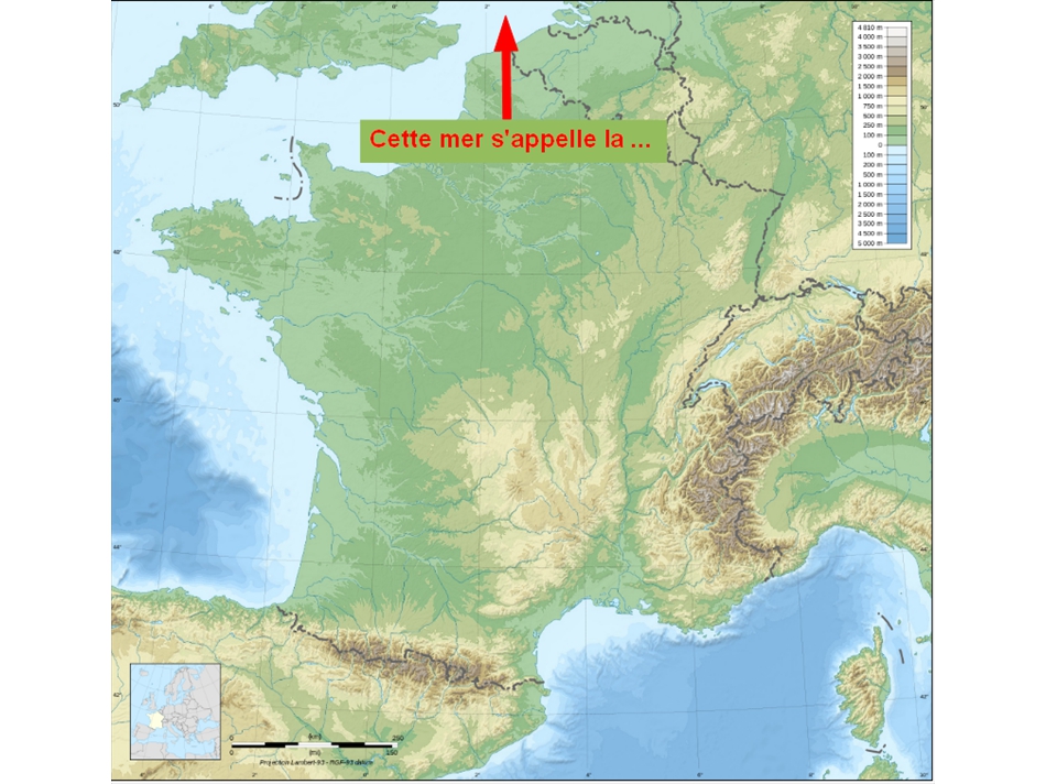 Repères géographiques - Les frontières, les reliefs et les fleuves de France - La mer du Nord