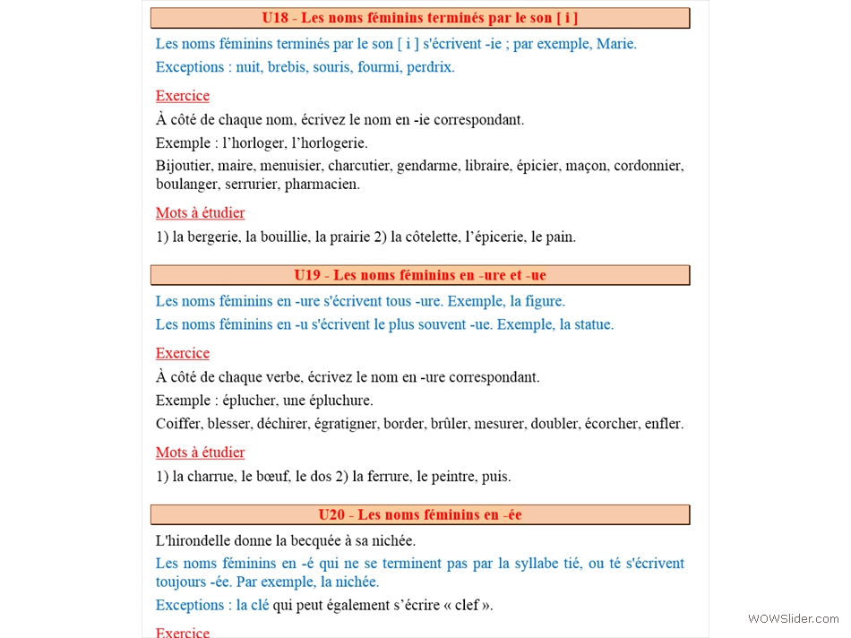 Manuel d'orthographe CE1 - CE2 - Page 11