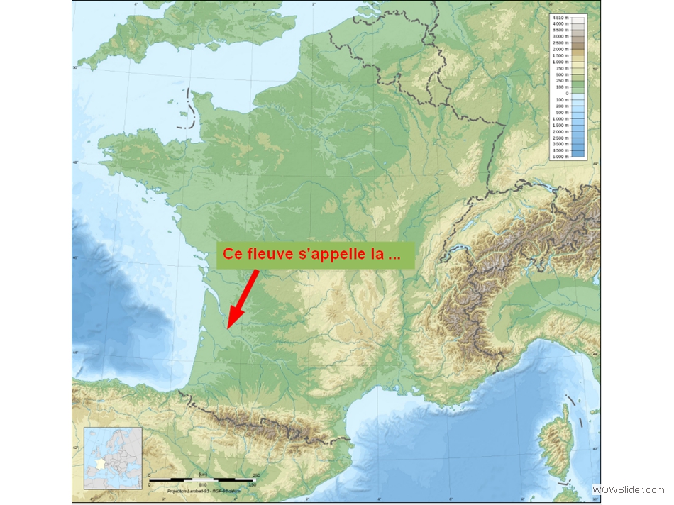 Repères géographiques - Les frontières, les reliefs et les fleuves de France - La Garonne